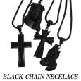 BLACK CHAIN NECKLACE/ubN`F[lbNX@4TYPE