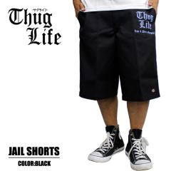 OL-3384 THUG LIFE �V���[�g�p���c �u���b�N