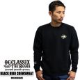 OGCLASSIX I[W[NVbNX g[i[ BLACK BIRD CREW SWEAT XEFbgubN