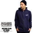 OGCLASSIX I[W[NVbNX Wbvp[J[ ANTIQUE CLUB ZIP HOODIE lCr[