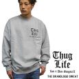 THUGLIFE TOCt g[i[ BRAND LOGO SWEAT uhSg[i[ O[