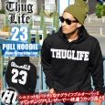 THUGLIFE TOCt p[J[ IWi23PULL HOODIE / ubN