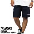 THUGLIFE TOCt V[gpc THUGLOGO STRETCH XROSS SHORTS lCr[