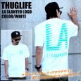 THUGLIFE TOCt TVc LA SLANTED LOGO TEE zCg