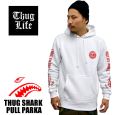 THUGLIFE TOCt p[J[ THUGSHARK TOV[N PULLHOODIE zCg~bh