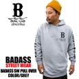 BADASS o_X vp[J[ BADASS SW PULL OVER vI[o[ O[~ubN