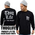 THUGLIFE TOCt TVc PAISLEY LOGO yCY[S OX[u ubN~zCg