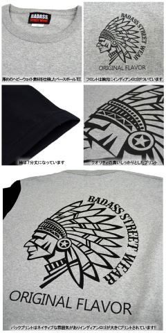 OL-4831 BADASS BASEBALL TEE