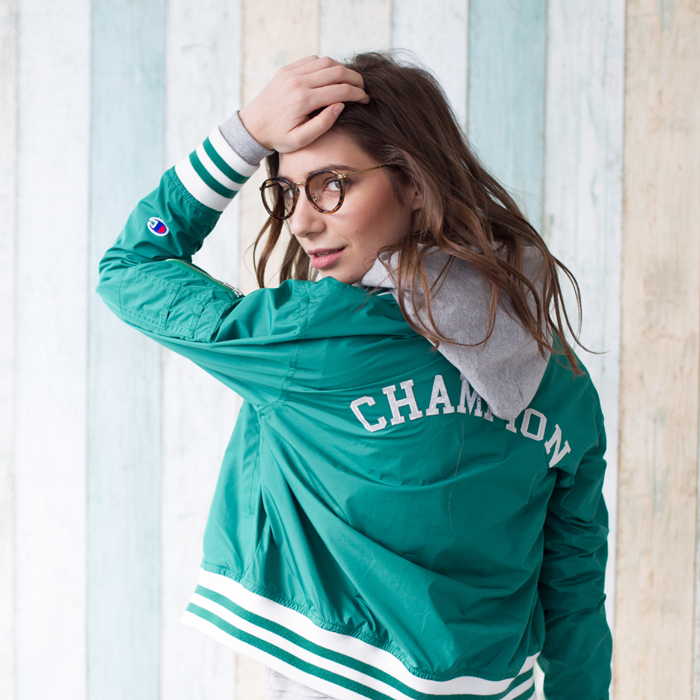 CHAMPION ＞ チャンピオン レディース スナップベースボールジャケット