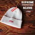 Supreme Vv[ r[j[ CgsN OVERD YED RIBBED BEANIE@LT PINK