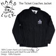 HARD LUCK The Ticket Coaches Jacket ハードラック コーチジャケット ブラック