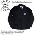 HARD LUCK The Ticket Coaches Jacket n[hbN R[`WPbg ubN