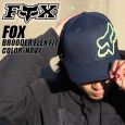 FOX フォックスレーシング キャップ BRODER FLEXFIT HAT ネイビー 18350