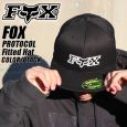 FOX フォックスレーシング キャップ PROTOCOL FLEXFIT HAT ブラック 18350